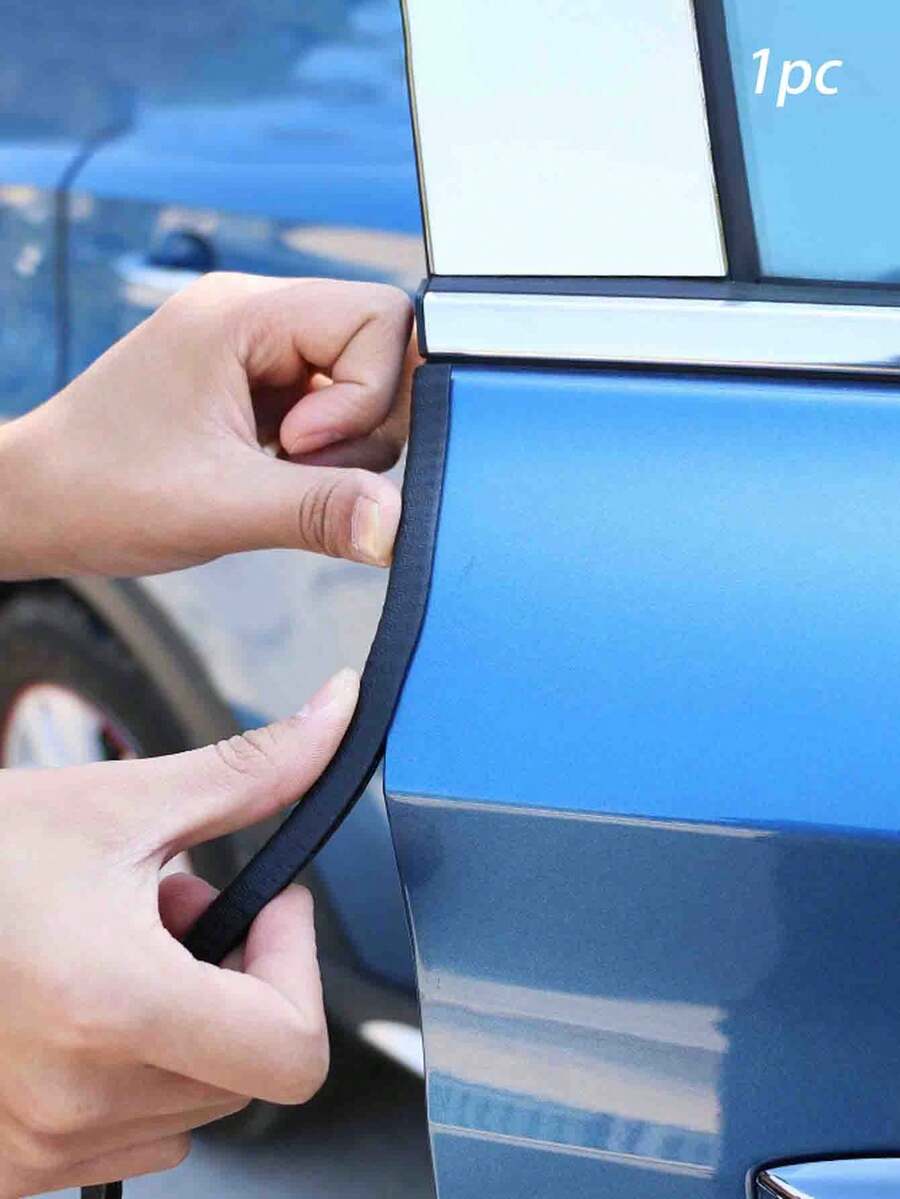 1件 5米白色汽車U型門邊防撞條隔音密封條 - 黑色 - 查看 1