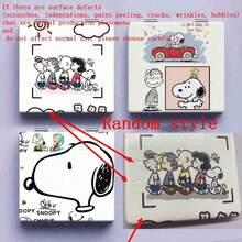 SNOOPY 1 pieza Espejo de doble cara nuevo 2026, portátil y fácil de guardar, conveniente para el maquillaje y el aseo diario. Un pequeño regalo y sorpresa para amigos y familiares (estilo aleatorio) - Multicolor - Ver 10