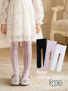 1 Stück minimalistische lässige Mesh-Strumpfhosen, dünne, Cut Out Fischernetzstrümpfe, geeignet für den täglichen Gebrauch von Mädchen - Verschiedenfarbig - Übersicht 1