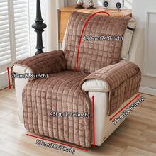 1/2 chiếc Vỏ bọc ghế bành chần bông hiện đại bằng vải nỉ, Vỏ bọc ghế sofa chống trượt thân thiện với vật nuôi mọi mùa - Nhiều màu - Xem 15