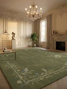 1pc Floor Mat Carpet (Rug, Carpet, Area Rug, Bath Mat, Bath Rug, Door Mat), Modern Aesthetic Southeast Asian Style Classical Floral Striped - Soft Faux Cashmere Carpet, Bathroom, Kitchen, Entrance, Hallway, Bedside, Living Room, Bedroom, Etc., All Season Washable Floor Mat, Home Decor - Multicolor - View 5