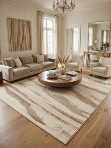 1pc Floor Mat/Rug (Rug, Carpet, Area Rug, Bath Mat, Bath Rug, Door Mat), Italian Modern Luxury High-End Abstract Texture Minimalist Art - Soft Faux Cashmere Rug, Bathroom, Kitchen, Doorway, Hallway, Bedside, Living Room, Bedroom, Etc., All-Season Machine Washable Floor Mat, Home Decor - Multicolor - View 1
