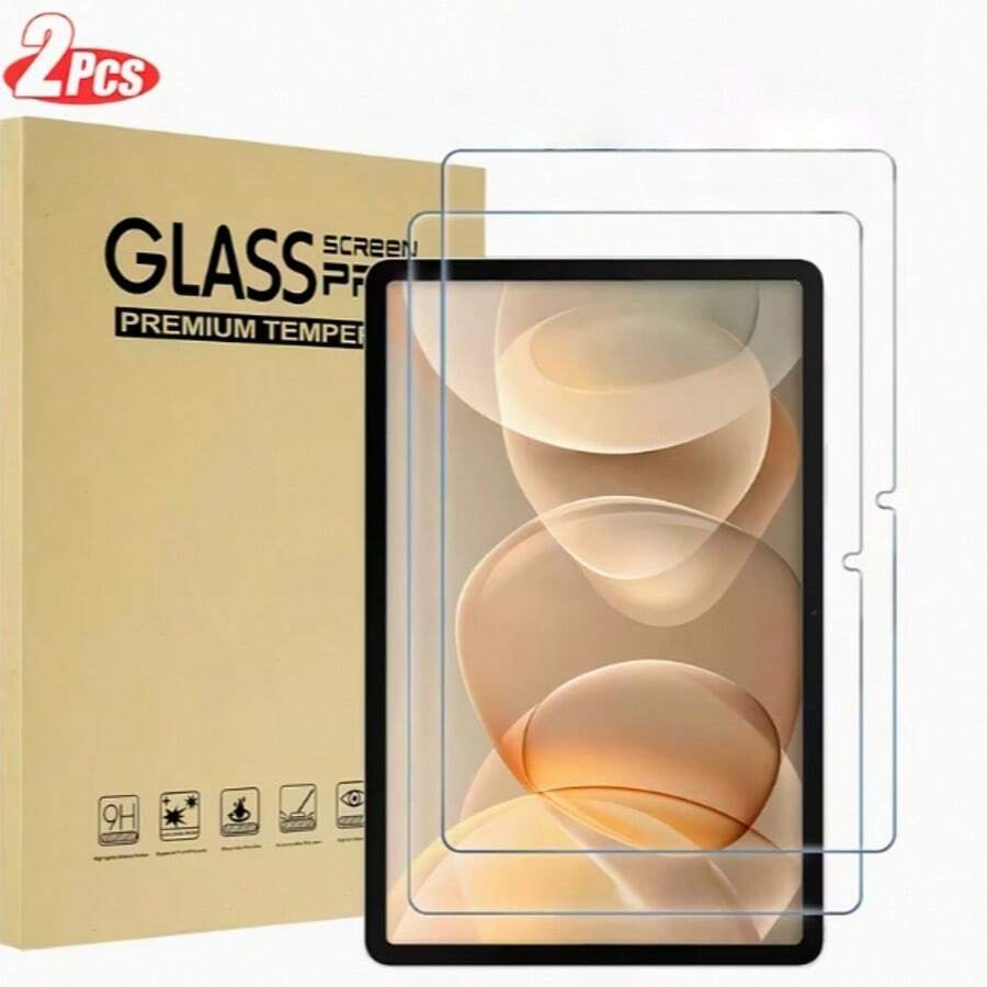 2pcs/Pack, Compatible With Honor Pad X8a/Pad 10/Pad V9/Magic Pad 2/Magic Pad 3 High-Definition Transparent Tablet Protective Film, Scratch-Resistant And Shockproof Tempered Glass Tablet Film, Fashionable Minimalist Design Touch Sensitive Anti-Shatter Tablet Screen Protector, Scratch-Resistant, Touch Sensitive, Precise Fit, Easy Installation, Durable Protection Compatible With Tablet Screen Protector - Clear - View 1