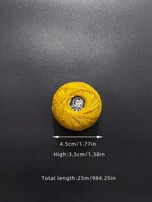 #8 Soft Color Lace Crochet Yarn, Single Roll 25m Soft Yarn, Suitable For Coasters & Home Decor Accessories Crochet, Lightweight Yarn, Healing Style Home & Winter Cabin Handmade First Choice - Lace Thread - View 11