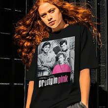 Camiseta de la película Pretty in Pink, éxito de  de verano camisetas de películas de los años 80, camiseta de manga corta con cuello redondo para mujer - Multicolor - Ver 1