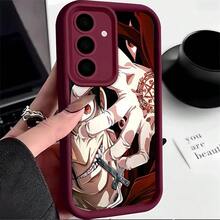 Funda de Teléfono de Anime A-Alucard Hellsing para for  Galaxy A17 A16 A26 A36 A15 A25 A35 A55 A14 A24 A34 A54 A13 A23 A33 A53 A73 A12 A22 A32 A52 A51 A71 A06 A05S A04S A03S con Protección de Lente Escalonada Carcasa Suave Funda Cubierta Trasera - Color mezclado 2 - Ver 1