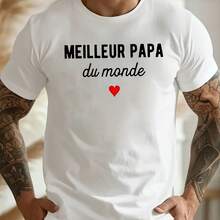 Camiseta Divertida con Pliegues Franceses para Hombre, Talla Grande - Multicolor - Ver 1