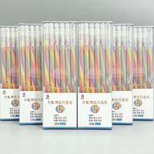 1pc/2pcs/3pcs/5pcs/6pcs/12pcs/18pcs/24pcs/30pcs/36pcs/42pcs High-Value Gradient Spiral Writing Greeting Cards, Exquisite Cute Cartoon Patterns, Random Styles, Office Study Gift Box Fountain Pens, Student Stationery Small Prizes, Suitable For Parent-Child Education, School/General/Student/Stationery/Drawing/Teacher/Classroom/Supplies/Birthday/Holiday/Party Gifts (One Size Is 6 Pens Per Box) - Multicolor - View 17