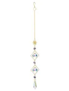 1pc Dreamy Amethyst Prism Suncatcher, Rainbow Maker Window Hanging Decor, Suitable For Room, Home, Bedroom, Wall, Patio And Outdoor Decoration, Ideal Gift For Birthday, Graduation, Mother's Day, Valentine's Day And Christmas, Perfect Gift For Female Friends - Multiple Styles - View 12