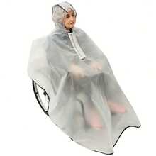 Hooded Waterproof Raincoat, Suitable For Wheelchair Users, Raincoat For People With Disabilities - 1. Wheelchair Raincoat - View 2