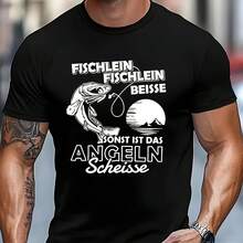 Camiseta Deportiva Casual para Hombre FISCHLEIN FISCHLEIN BEISSE, Camiseta de Manga Corta para Hombre para Verano, Camisetas para Hombre para Verano - Multicolor - Ver 1