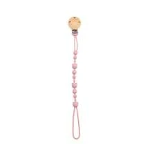1 pieza Clip para chupete con 1 clip, cadena de silicona anti-caída para chupete, adecuado para exteriores y cochecito - Multicolor - Ver 1
