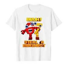 Camiseta divertida de Meme Vintage 67 Six Seven, camiseta divertida de rouba Brainrot Meme para hombres y mujeres, camisetas de algodón, camisetas holgadas informales Unisex - Multicolor - Ver 1