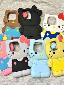 For  17 16 15 14 13 12 Pro Max 11 Promax Phone Case New 3D Sanrio Cartoon Soft Silicone Candy Y2k New Cover.Holiday Accessories.Squishy Phone Case Junk Phone Case 17 Pro Max Case - 藍色 - 查看 10