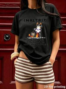 Women T-Shirts - 黑色 - 查看 5