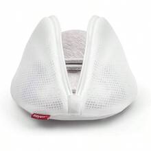 Bolsa para Lavar Ropa Delicada en Lavadora Malla Protectora para Lencera Funda con Cierre para Prendas Finas Dimensiones: 25 X 20 X 2 Color: Blanco - inicial - Ver 2