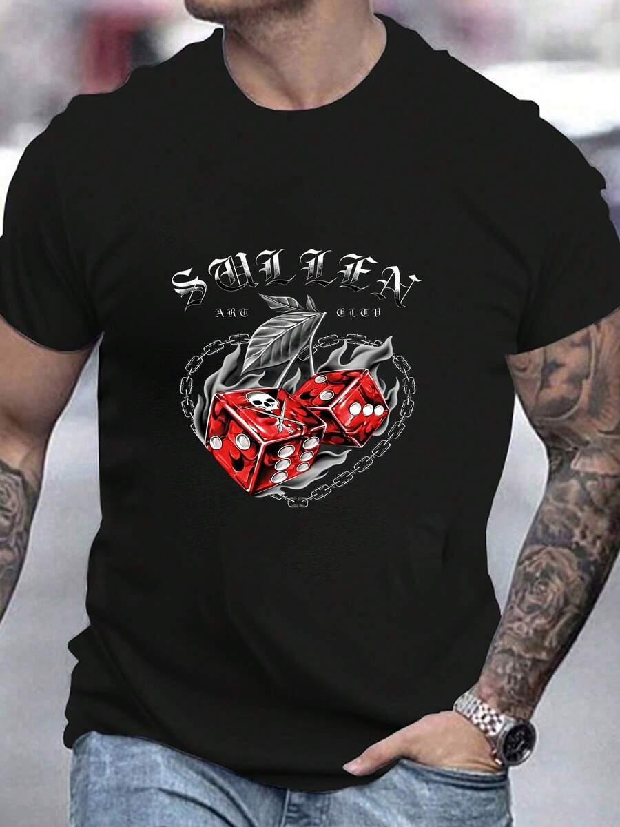 Camisetas de hombre - Negro - Ver 1