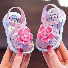 Vicvait Summer Mid-To-Large Children Indoor Baby Shoes, Kids Beach Shoes With Closed Toe - Pink - View 2