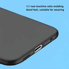 2 buah Casing Ponsel Bentuk Jelly Hitam, Cocok Untuk V76. Casing Ponsel, Pelindung Ponsel Sederhana, Casing Pelindung Modis, Casing Ponsel Warna Solid, Casing Ponsel Hitam, Casing Ponsel Anti Jatuh - Hitam - View 4