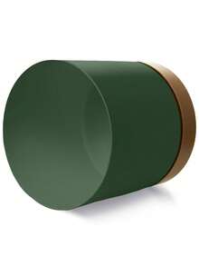 1pc 23.9cm Green Plastic Garden Pot With Removable -Friendly Wood Blend Saucer, Minimalist And Elegant Round Planter Resistant To Damage And Chemicals, Easy To Clean For Indoor And Outdoor Use - A - View 7