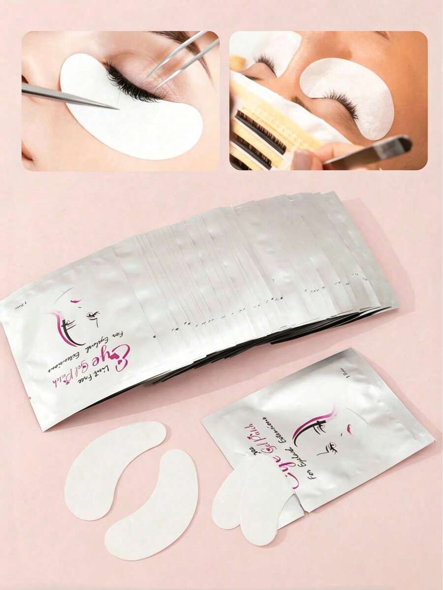200/100/50/20/10 对装睫毛嫁接隔离垫，不掉毛睫毛嫁接用品，适用于睫毛嫁接、睫毛嫁接工具、睫毛嫁接隔离保护工具