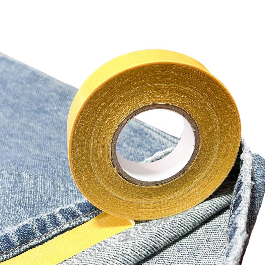 Cinta adhesiva de tela fuerte 5000-15000mm/rollo, cinta de dobladillo sin corte multiusos sin rastro para pantalones y mangas, adecuada para tela y ropa, cinta adhesiva autoadhesiva sin costura, cinta de doble cara resistente, cinta para alfombras, cinta para paredes, cinta de doble cara, esencial para el hogar, cinta de doble cara, rollo de cocina, papel tapiz autoadhesivo, cinta de doble cara, suministros de reparación, fundas para asientos de automóvil, suministros de cocina - A - Ver 1