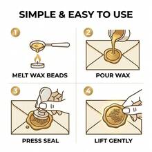 20/50/100pcs Bronze Wheat Wax Seal Stickers - Eucalyptus Wedding Invitation Envelope Seal Stickers, Self-Adhesive Olive Stickers, Perfect For Invitations, Envelopes, Gift Wrapping, Christmas - Bronze Wheat - View 6