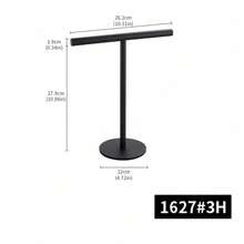 1pc Modern 3-Tier Freestanding Towel Rack - Heavy Duty Floor Standing Bathroom & Pool Drying Rack, Space Saving Multifunctional Storage, Suitable For Indoor/Outdoor, No Installation Required - Black - View 11