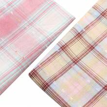 Kain Poliester Tahan Lama Jacquard Ukiran Potong | Tekstil Cetak Kotak-kotak Skotlandia Multi-Warna untuk Kerajinan DIY, Dompet & Kantong Buatan Tangan, Pola Elegan, Bahan Berkualitas Tinggi, Desain Klasik - bawaan - View 4