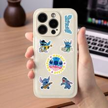 1 Set/8 Sheets Stitch Cut Film Stickers, Cute Creative Ins Style Decorative Phone Case Packaging Material Waterproof Stickers - Multicolor - View 4