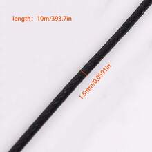1.5mm Colorful Korean Wax Cord Wax Rope Necklace Bracelet Cord Leather Rope DIY Handmade Braided Rope 11 Colors Mixed 1m Pack - 11pcs - View 3