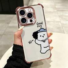 Cartoon Dog Cell Phone Case, Modern Design With Full Drop Protection And Features, Suitable For Multiple Mobile Models Such As Galaxy A Series Up To 17 Pro Max Including Mini, Plus, Pro, Pro Max And 16e, Galaxy A And S Series With A03, A04, A04e, A05, A06, A12, A15, A22, A32, A34, A35, A54, A55, S23, S24 Ultra, Moto G52, G54, G84, Poco Devices C40, C65, M5s, M6 Pro 4G, X5, X6, X6 Pro And  9A, A3, Note 11 4G, Comfortable And Durable Case Ideal For Everyday Use - 粉色 - 查看 1