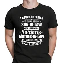 Hijo en la ley de la madre impresionante cita divertida de broma camiseta para hombre Top - Multicolor - Ver 1
