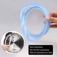 Anillo de sellado de silicona para olla instantnea de 6 cuartos de galn, junta de repuesto Insta Pot Seals de 6 cuartos de galn Instapot Anillo de sellado para 6/5 cuartos de galn, silicona de - azul y black y transparente + 5,67L - Ver 9