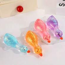 1/3pcs Maltose Crystal Duck Pinching And Relaxing Toy Release Slow Rebound, Squishy Toys, Helps Relieve Stress And Anxiety, Perfect For Birthday Gifts, Classroom Rewards, Party Gifts, Sock Gifts, And Collectible Gifts! - Multicolor - View 9