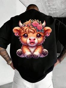 T-Shirts für Herren - Schwarz - View 3