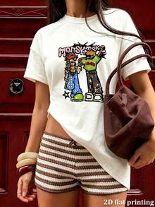 Women T-Shirts - 白色 - 查看 5