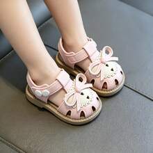 Summer Korean Style Girls Comfortable Sandals Soft Sole Versatile Kids Sandals - Pink - View 2