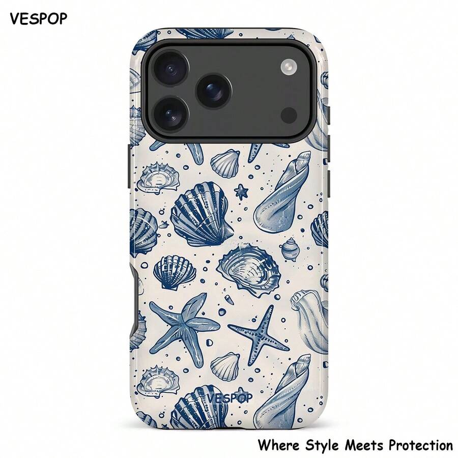 VESPOP Y2K Double-Layer Shockproof Phone Case, Glossy Design, Vibrant Colors, Compatible With IPhone 17/16/15/14/13 Pro Max, Galaxy S26/S25/S24 Ultra, Pixel 10/9/8 Pro - Mixed Color 1 - View 1