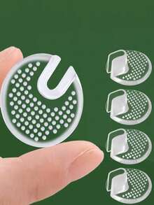 1 Pair Silicone Comfortable Toe Protectors, Shock-Absorbing, Waterproof, Anti-Friction, Suitable For Flip-Flops And Sandals - Clear - View 5