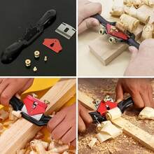 4 Buah Mini Planer yang Dapat Diatur, Planer Kayu Manual, Sistem Mata Pisau yang Dapat Diatur, Cocok untuk Pengrajin dan Pemahat, Alat Pertukangan Kayu Manual, Planer Besi yang Dapat Diatur, Planer Pemangkas Burung, Planer Tangan Rumah Tangga, Alat Pertukangan Kayu - Pesawat tangan mini - View 9