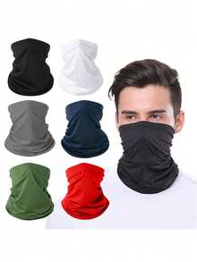 Unisex Sun Protection UV-Resistant Sweat-Wicking Breathable Sand-Proof Dust-Proof Seamless Sports Headband, Suitable For Outdoor Activities: Cycling, Skiing, Hiking, Mountain Climbing, Fishing, Etc., Ski Mask, Suitable For Cycling - Multicolor - View 1