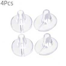 1 Pair Silicone Toe Protectors, Shock-Absorbing, Waterproof, Anti-Friction, Suitable For Flip-Flops And Sandals - Clear - View 7