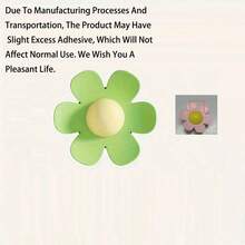 4/1pc Silicone Flower Shaped Overflow Drain Cover - Durable And Easy To Install, Flower Design Sink Overflow Drain Plug, Bathroom Sink/Bathtub Drain Cover, Suitable For Kitchen And Bathroom Sinks, Effectively Prevents Overflow And Clogging, Fits All Sinks, Home Bathroom Decor - Multicolor - View 7