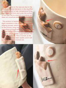 1pc Vintage 3D Sleeping Bear Ceramic Coffee Mug, Creative Personalized Handmade Artistic Mug, Cartoon Cute Style, Perfect Gift For Giving, Exquisite And Interesting Cup - Multicolor - View 12