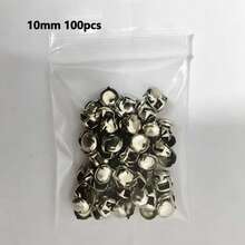 100pcs 10mm Dome Head Rivet Punk Rock DIY Leather Craft Decorative Rivet Accessories For Shoes, Bags - A - View 9