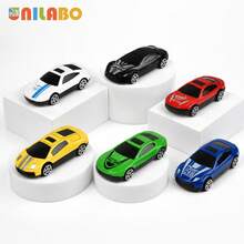 unilabo 6pcs Alloy Mini City Car Model Set, Durable, Mini Collectibles, Party Favors, Multi-Item Party Favor Packs, Push & Pull Toys And Sensory Toys, Party Supplies, Perfect For Holidays, Gifts For Boys And Girls! - Multicolor - View 8