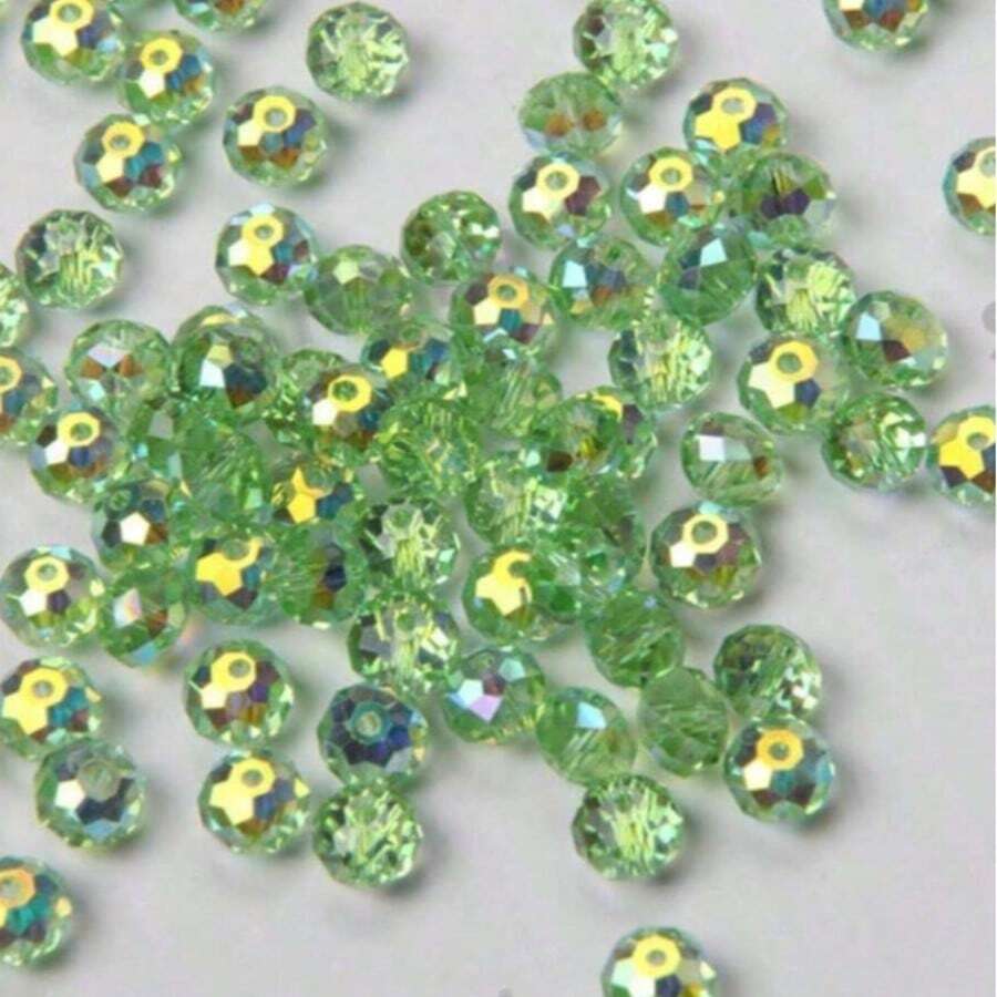 500 Stücke/400 Stücke/200 Stücke/100 Stücke 8mm Kristallglasperlen, geeignet für handgemachte DIY-Armbänder, Halsketten, Armreifen, Ohrringe, verschiedene Bastelarbeiten, Schmuckherstellung - Kristallviolett - Übersicht 1