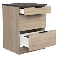 Miroytengo Kitchen Storage Set - Oak - View 7