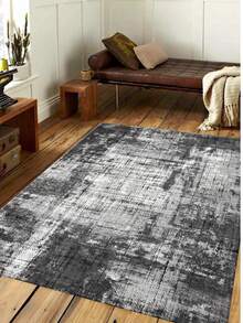 Digitally Printed Non-Slip Washable Runner And Area Rug Living Room Carpet, Modern Design | Modern, Scandinavian, Bohemian And Classic Styles | 100% Polyester - Dark Grey - View 5